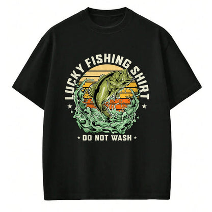 Gift for Dad Shirt, Funny Dad Unisex T-Shirt/Hoodie/Sweatshirt HLT00 – Lucky Fishing Shirt Do Not Wash Vintage Fishing Lover Gag T-Shirt