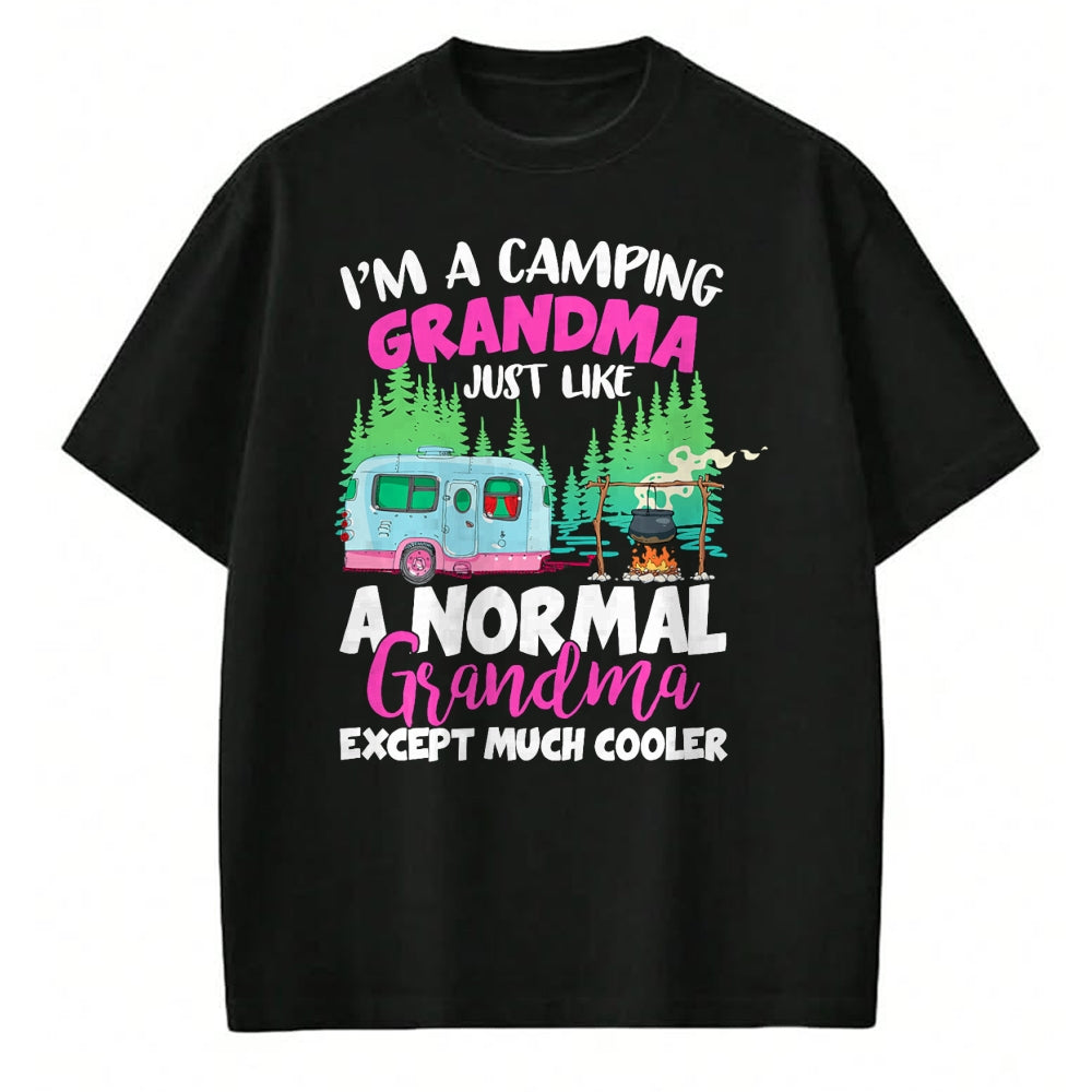Funny Camping Shirt, Gift For Camping Lover Unisex T-Shirt/Hoodie/Sweatshirt HLT00 - Funny I_m A Camping Grandma Camper Campfire Mothers Day T-Shirt