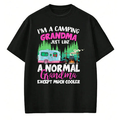 Funny Camping Shirt, Gift For Camping Lover Unisex T-Shirt/Hoodie/Sweatshirt HLT00 - Funny I_m A Camping Grandma Camper Campfire Mothers Day T-Shirt