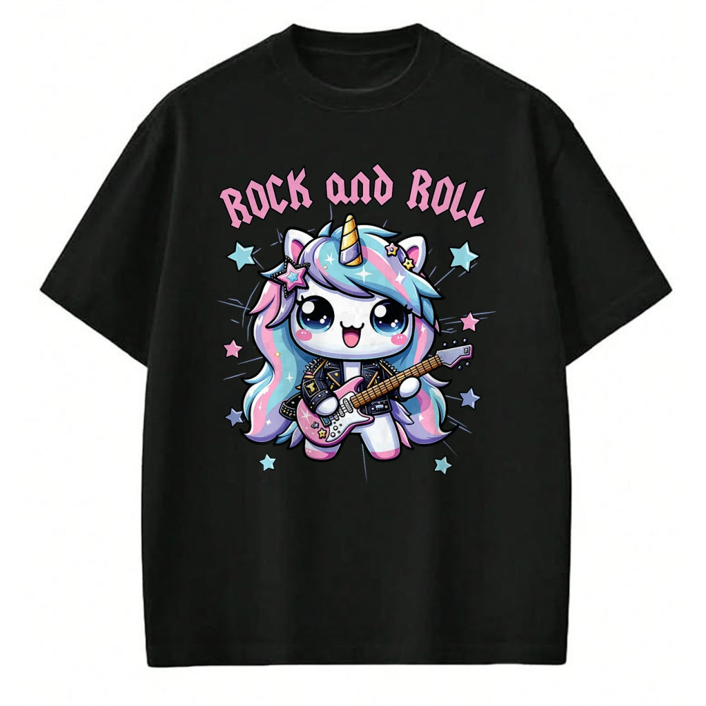 Guitar Lover Shirt, Funny Guitar UnisexT-Shirt/Hoodie/Sweatshirt HLT00 - Girls Rock, Unicorn Rock Star, Unicorn Girls Rock and Roll T-Shirt