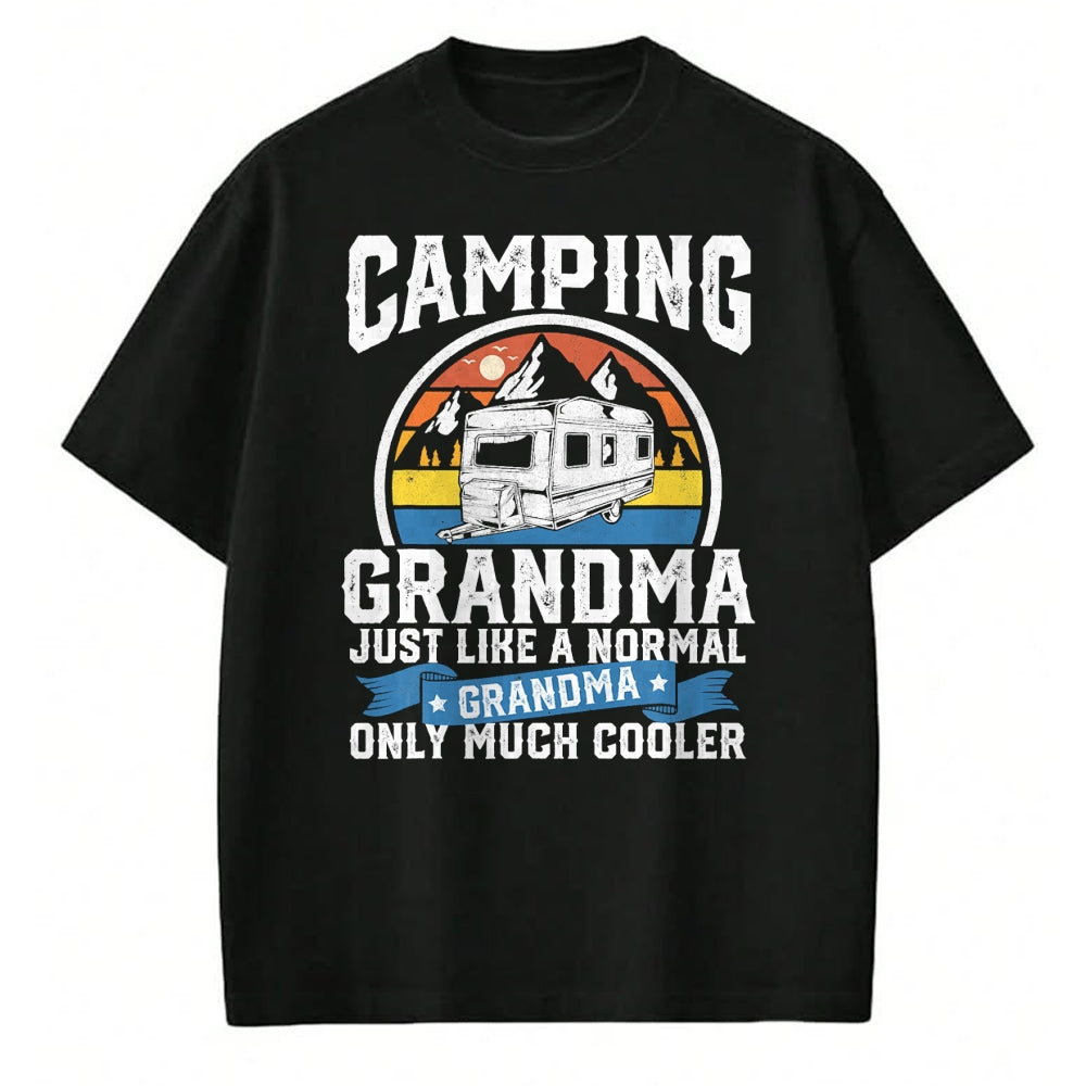 Funny Camping Shirt, Gift For Camping Lover Unisex T-Shirt/Hoodie/Sweatshirt HLT00 - Camping Grandma Funny Camper RV Retro Outdoors Womens Gift T-Shirt