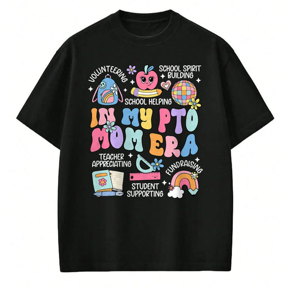 Best Student Shirt, Funny Back To School UnisexT-Shirt/Hoodie/Sweatshirt HLT00 - in My PTO Mom Era Parent Association Organization Groovy T-Shirt