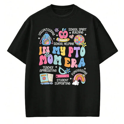 Best Student Shirt, Funny Back To School UnisexT-Shirt/Hoodie/Sweatshirt HLT00 - in My PTO Mom Era Parent Association Organization Groovy T-Shirt