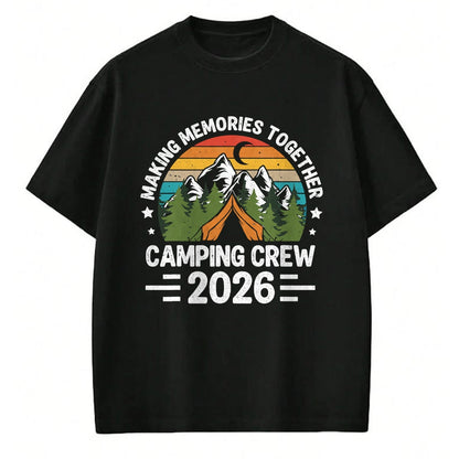 Funny Camping Shirt, Gift For Camping Lover Unisex T-Shirt/Hoodie/Sweatshirt HLT00 - Family Camping Crew 2026 Outdoor Camper Group Matching T-Shirt