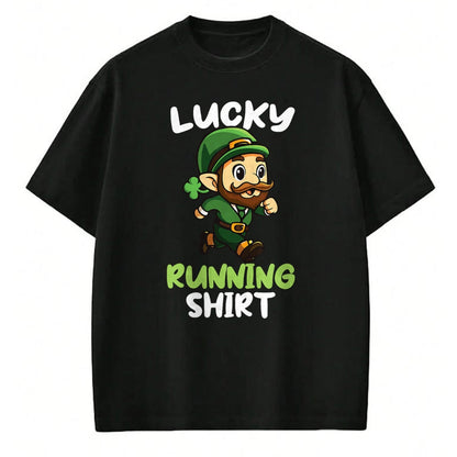 Patrick Day Shirts for Family, Funny Patrick Day shirts, st patrick's day Unisex T-Shirt/Hoodie/Sweatshirt HLT00 - Lucky Running St Patrick Day Leprechaunn Run Runner T-Shirt
