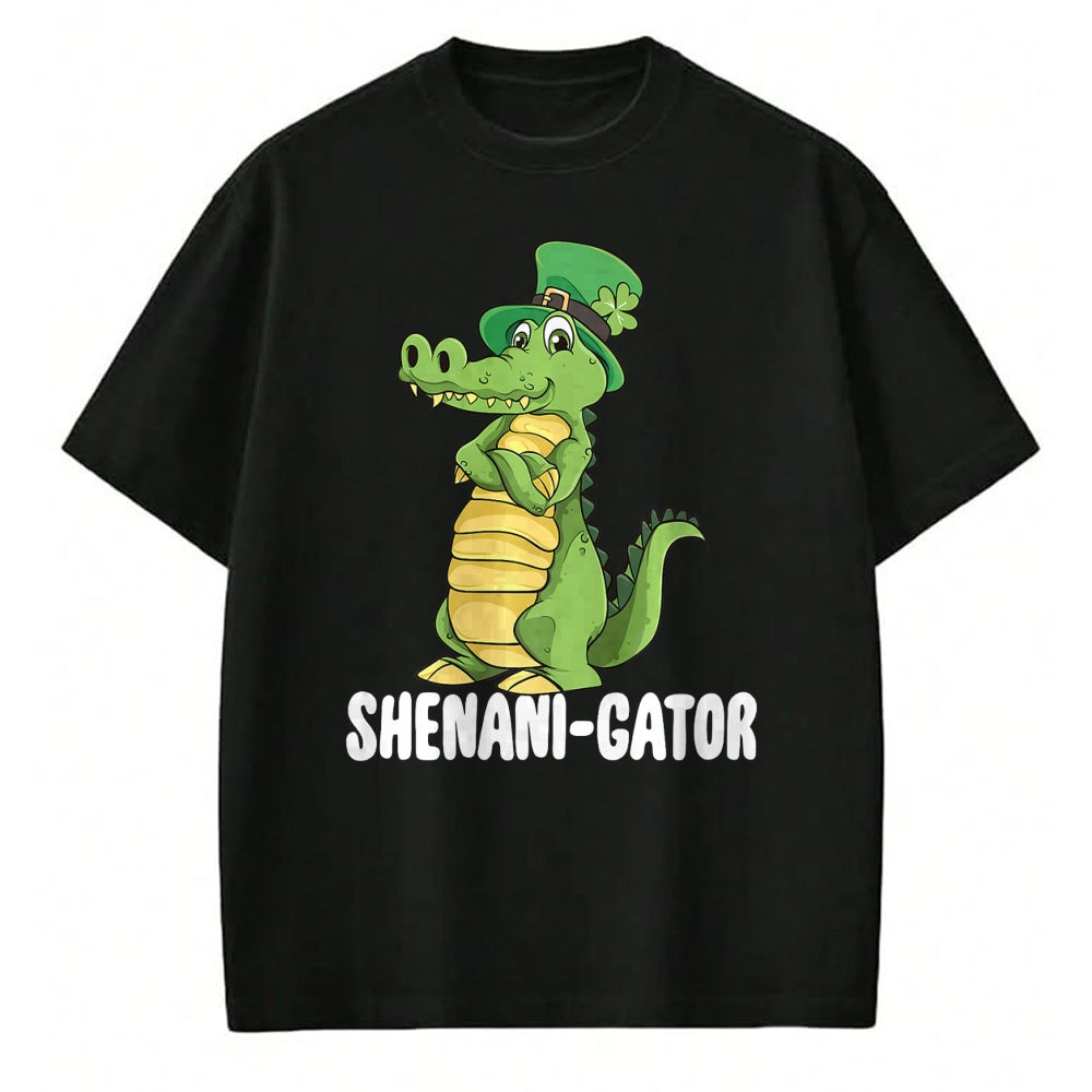Patrick Day Shirts for Family, Funny Patrick Day shirts, st patrick's day Unisex T-Shirt/Hoodie/Sweatshirt HLT00 - Shenanigator Saint Patrick Day Irish Alligator Shenanigans Premium T-Shirt