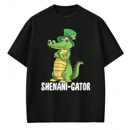 Patrick Day Shirts for Family, Funny Patrick Day shirts, st patrick's day Unisex T-Shirt/Hoodie/Sweatshirt HLT00 - Shenanigator Saint Patrick Day Irish Alligator Shenanigans Premium T-Shirt