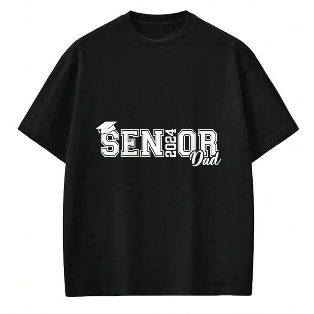 Gift for Dad Shirt, Funny Dad Unisex T-Shirt/Hoodie/Sweatshirt HLT00 – Proud Senior Dad 2024 Senior 2024 Dad Class Of 2024 Father T-Shirt