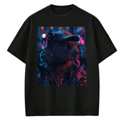 Cute Capybara Shirt, Funny Capybara Unisex T-Shirt/Hoodie/Sweatshirt HLT00 - Funny Graphic Capybara Long Sleeve T-Shirt (9)