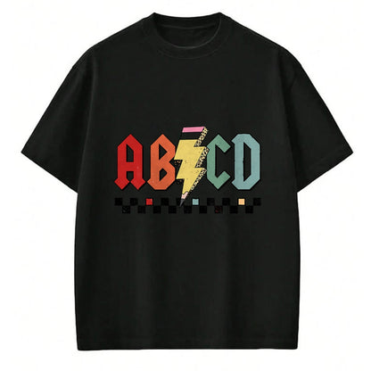 Best Student Shirt, Funny Back To School UnisexT-Shirt/Hoodie/Sweatshirt HLT00 - Rock ABCD Back to School ABCD Preschool Teacher Appreciation T-Shirt