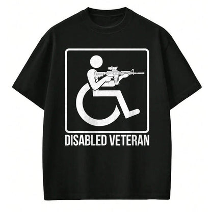 Proud Veteran Shirt, Funny Veteran UnisexT-Shirt/Hoodie/Sweatshirt HLT00 - Disabled Veteran US Military Handicap Vet Combat Veteran T-Shirt