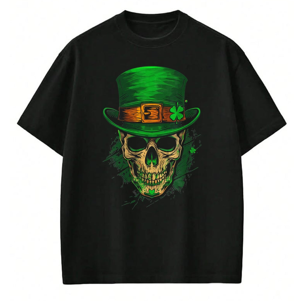 Patrick Day Shirts for Family, Funny Patrick Day shirts, st patrick's day Unisex T-Shirt/Hoodie/Sweatshirt HLT00 - Skull St Patrick Day of the Dead Lucky Shamrock T-Shirt