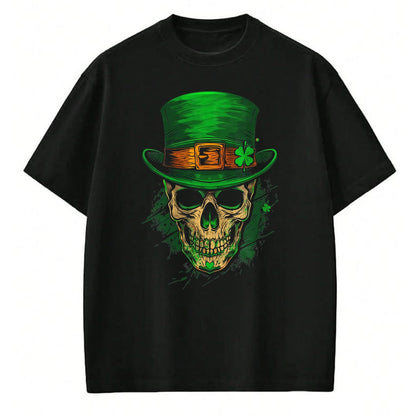 Patrick Day Shirts for Family, Funny Patrick Day shirts, st patrick's day Unisex T-Shirt/Hoodie/Sweatshirt HLT00 - Skull St Patrick Day of the Dead Lucky Shamrock T-Shirt