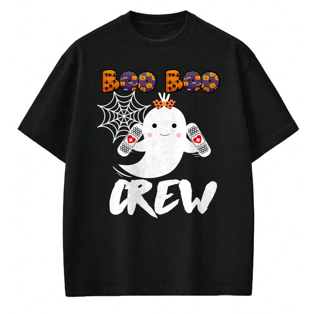 Funny Nurse Shirt, Nurse Unisex T-Shirt/Hoodie/Sweatshirt HLT00 - Boo Boo Crew Nurse Shirt Funny Halloween Costume Fun Gift T-Shirt