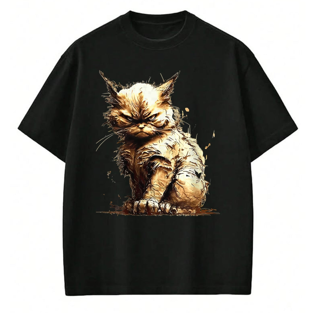 Cat Love Shirt, Funny Cat Lover Gift UnisexT-Shirt/Hoodie/Sweatshirt HLT00 - Mean Fierce Kitty Cat Kitten Funny Cat T-Shirt T-Shirt for Men Women