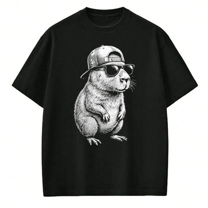 Cute Capybara Shirt, Funny Capybara Unisex T-Shirt/Hoodie/Sweatshirt HLT00 - Capybara Sunglasses Cool Boys Kids Capybara T-Shirt