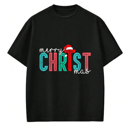Christian Tee, Christian Faith Unisex T-Shirt/Hoodie/Sweatshirt HLT00 - Merry Christ Mas Christian God Matching Christmas Family Tee T-Shirt