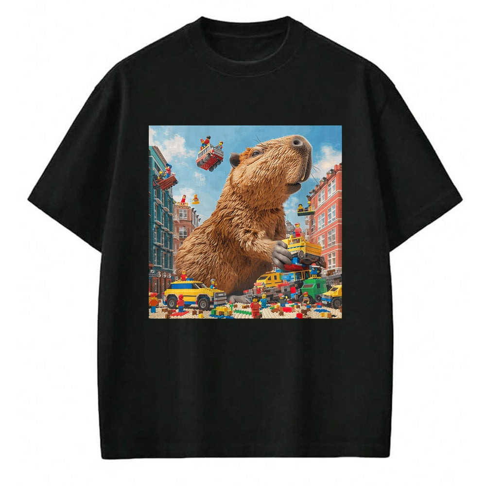 Cute Capybara Shirt, Funny Capybara Unisex T-Shirt/Hoodie/Sweatshirt HLT00 - Funny Graphic Capybara T-Shirt