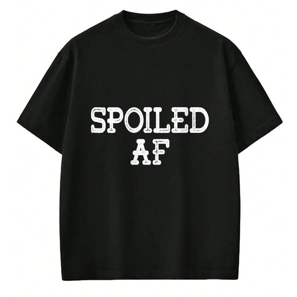 Best Wife Shirt, Wife and Husband Unisex T-Shirt/Hoodie/Sweatshirt HLT00 - Spoiled AF Broke Spoiled Husband Wife Funny Matching Couple T-Shirt