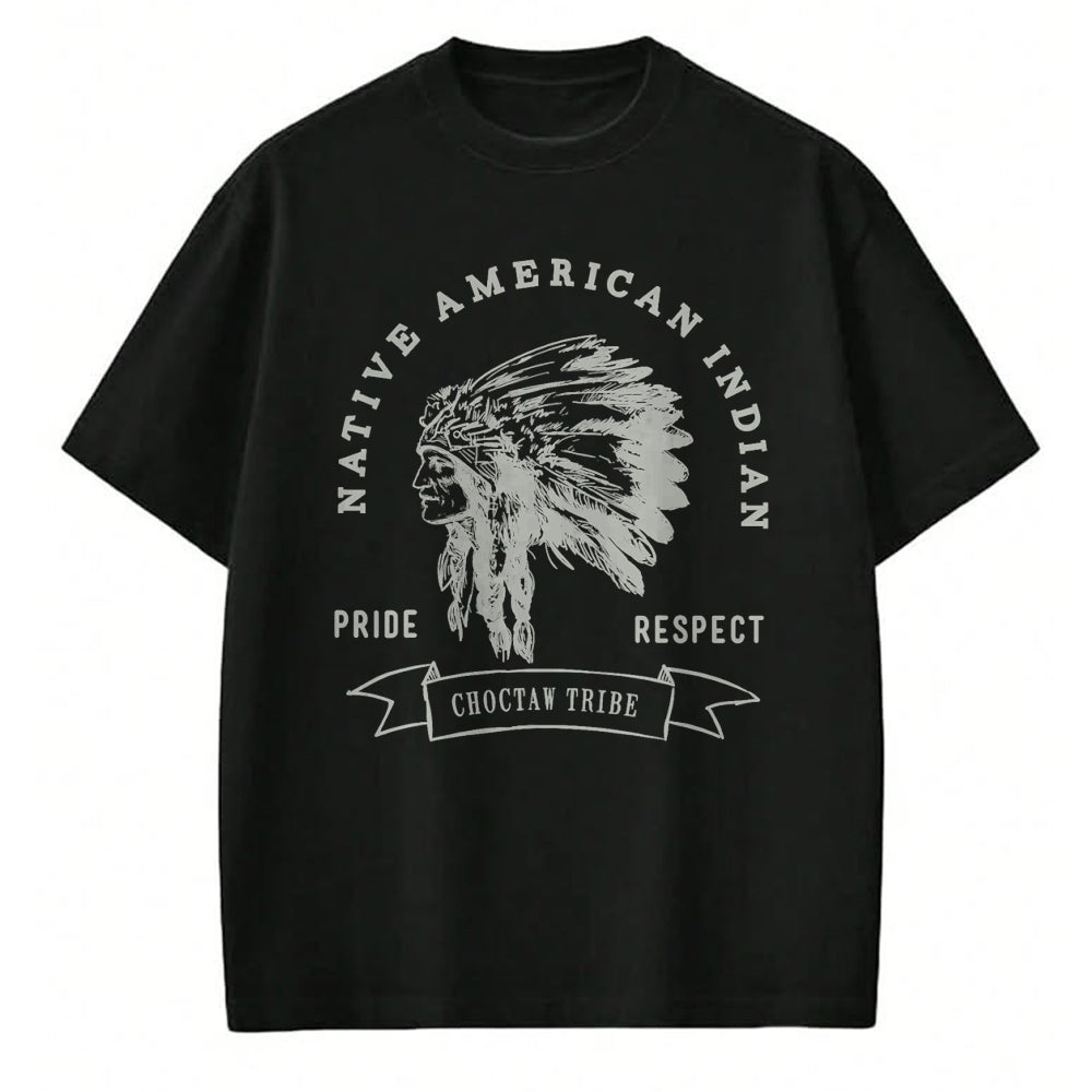 Native American T-Shirts, Vintage Native American Unisex T-Shirt/Hoodie/Sweatshirt HLT00 - Choctaw Tribe Native American Indian Pride Respect