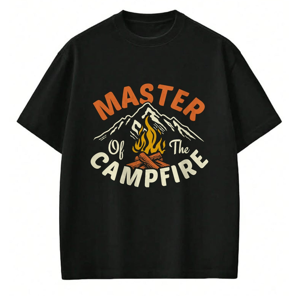 Funny Camping Shirt, Gift For Camping Lover Unisex T-Shirt/Hoodie/Sweatshirt HLT00 - Funny Outdoor Camping Gifts Men Women Master of Campfire T-Shirt