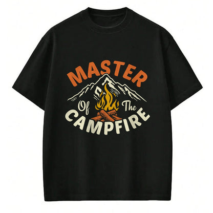 Funny Camping Shirt, Gift For Camping Lover Unisex T-Shirt/Hoodie/Sweatshirt HLT00 - Funny Outdoor Camping Gifts Men Women Master of Campfire T-Shirt