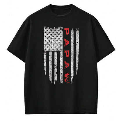 Best Grandpa Shirt, Proud Grandpa Unisex T-Shirt/Hoodie/Sweatshirt HLT00 - Papaw American Flag Grandpa Gifts Men T-Shirt