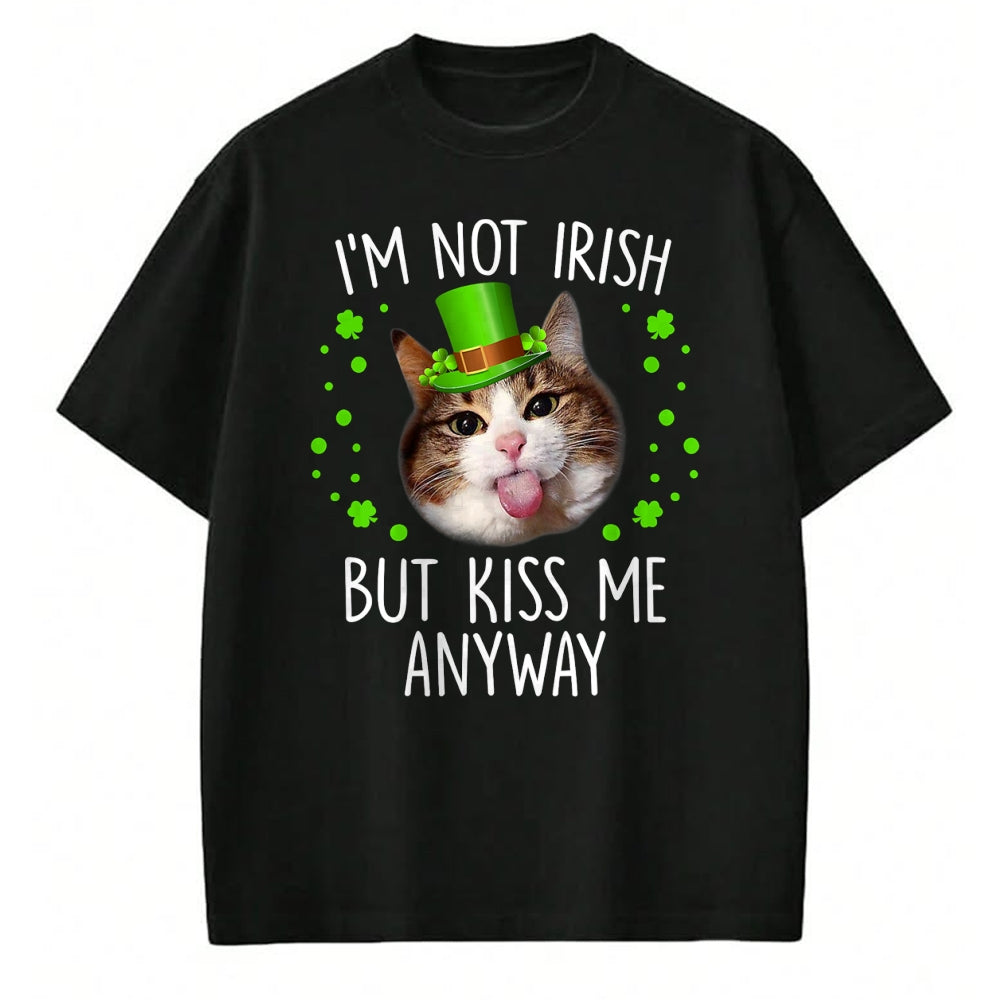 Patrick Day Shirts for Family, Funny Patrick Day shirts, st patrick's day Unisex T-Shirt/Hoodie/Sweatshirt HLT00 - I_m Not Irish But Kiss Me Anyway St. Patrick Day Gifts T-Shirt