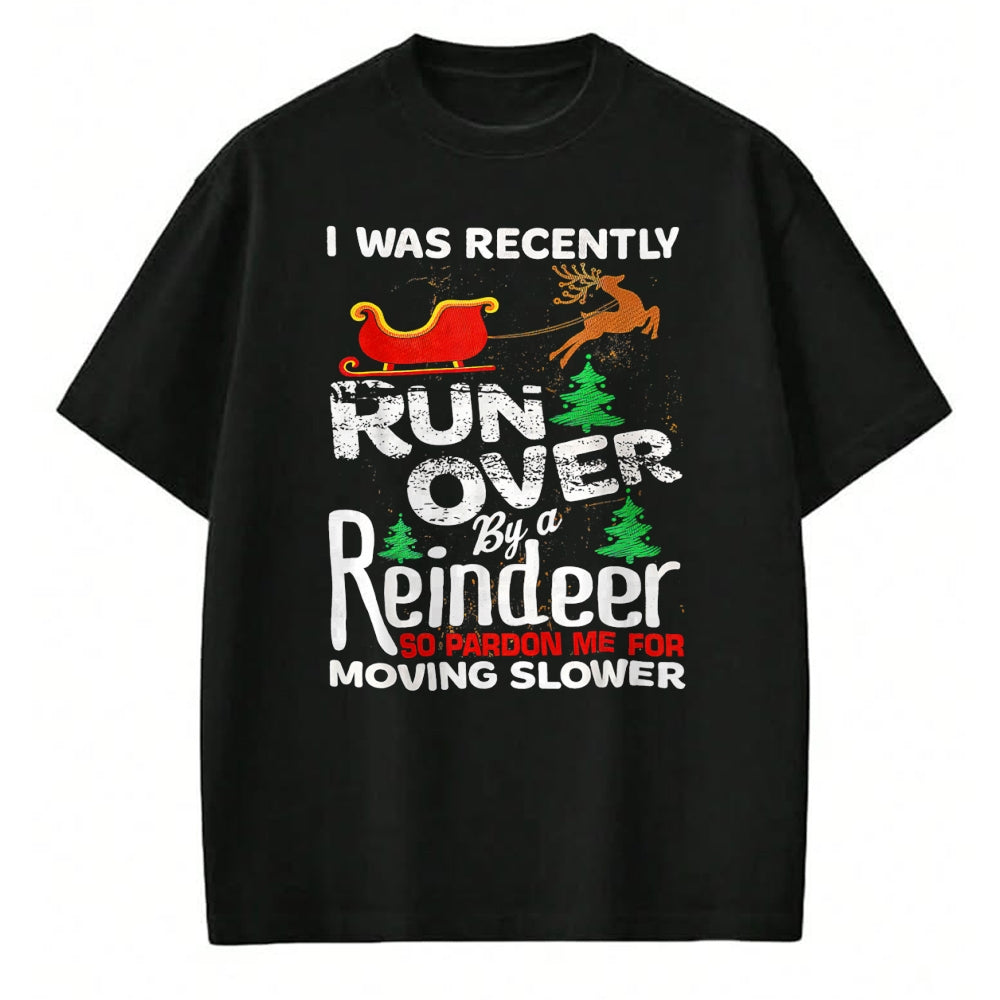 Best Grandma Shirt, Proud Grandma Unisex T-Shirt/Hoodie/Sweatshirt HLT00 - Grandma Got Run Over By A Reindeer Christmas So Pardon Me T-Shirt