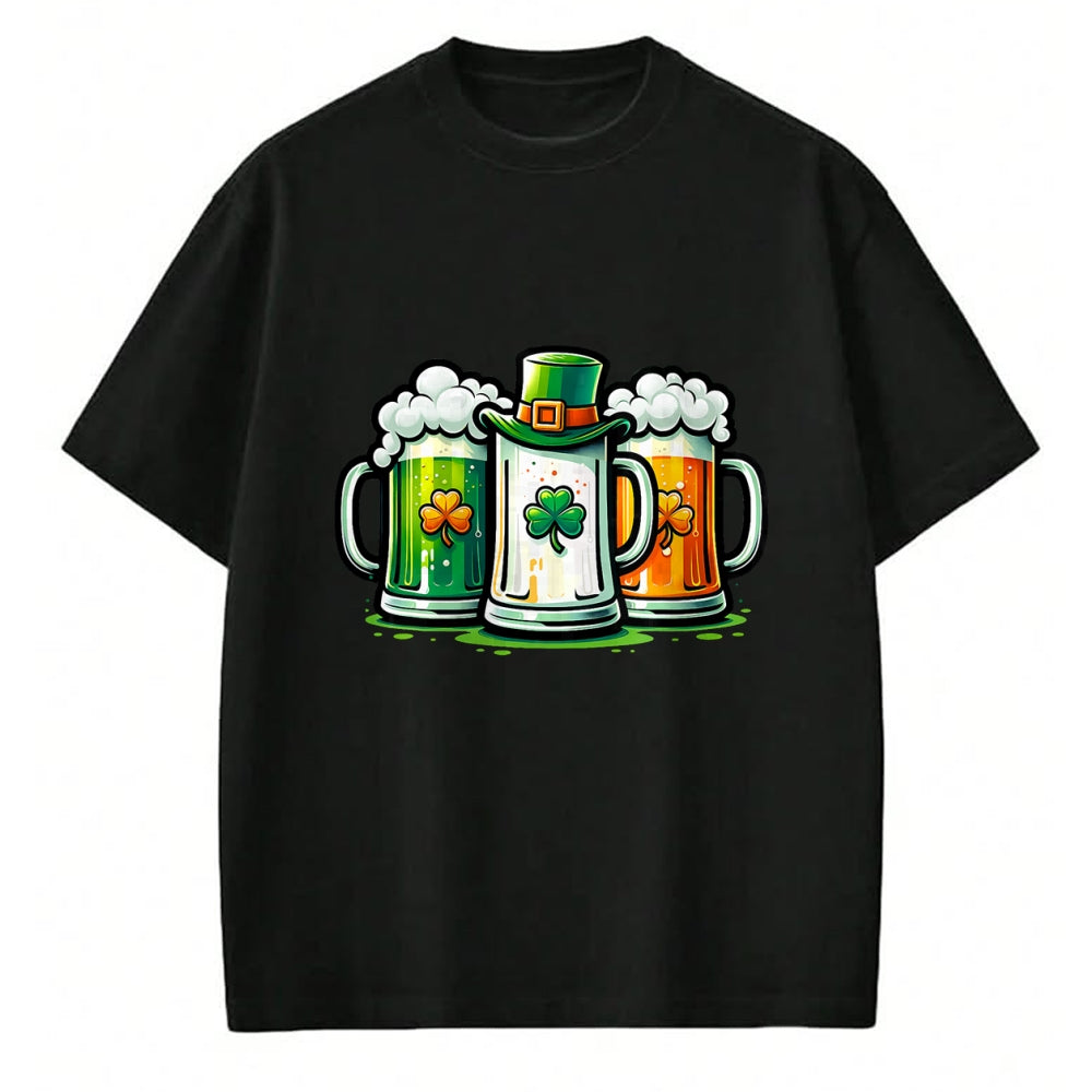 Patrick Day Shirts for Family, Funny Patrick Day shirts, st patrick's day Unisex T-Shirt/Hoodie/Sweatshirt HLT00 - St. Patrick Day Irish Ireland Flag Green Beer Lover T-Shirt