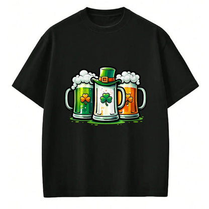Patrick Day Shirts for Family, Funny Patrick Day shirts, st patrick's day Unisex T-Shirt/Hoodie/Sweatshirt HLT00 - St. Patrick Day Irish Ireland Flag Green Beer Lover T-Shirt