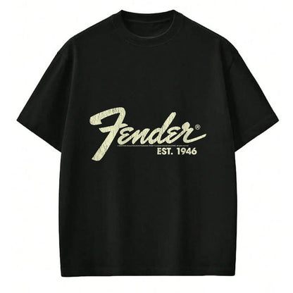 Guitar Lover Shirt, Funny Guitar UnisexT-Shirt/Hoodie/Sweatshirt HLT00 - Fender Classic Fender Est. 1946 Short Sleeve T-Shirt