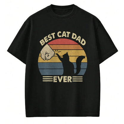 Gift for Dad Shirt, Funny Dad Unisex T-Shirt/Hoodie/Sweatshirt HLT00 – Cat-Shirt Men Best Cat Dad Ever Funny Dad T-Shirt