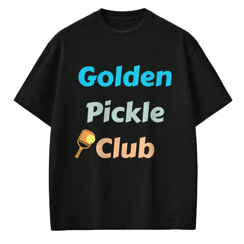 Funny Pickleball Shirt, Pickleball Lover Unisex T-Shirt/Hoodie/Sweatshirt HLT00 - Golden Pickle Club Funny Pickleball Paddle Ball Player T-Shirt