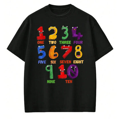 Best Student Shirt, Funny Back To School UnisexT-Shirt/Hoodie/Sweatshirt HLT00 - Learning Math Numbers Counting Funny Back to School Teacher T-Shirt, Women, Black, Small