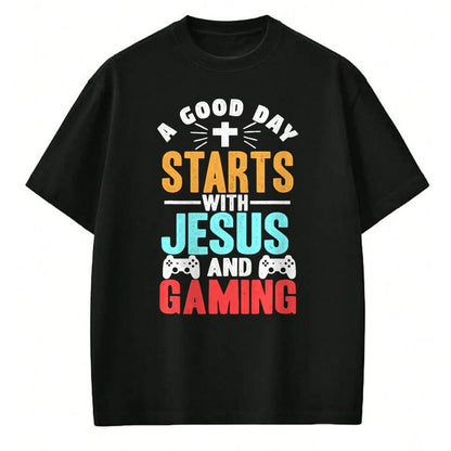 Christian Tee, Christian Faith Unisex T-Shirt/Hoodie/Sweatshirt HLT00 - Funny Christian Jesus Gaming Gift for Christian Gamer T-Shirt