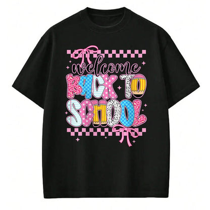 Best Student Shirt, Funny Back To School UnisexT-Shirt/Hoodie/Sweatshirt HLT00 - Welcome Back to School First Day Teacher Girls Kids Coquette T-Shirt