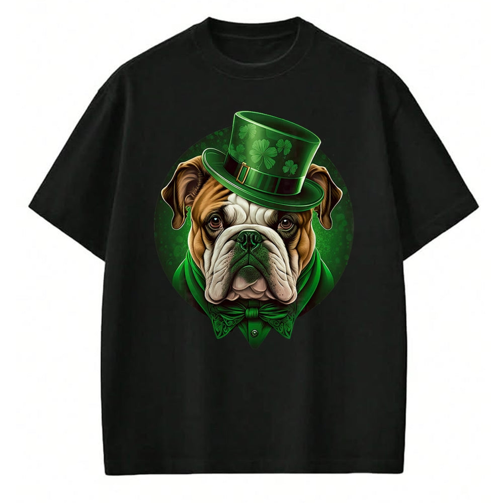 Patrick Day Shirts for Family, Funny Patrick Day shirts, st patrick's day Unisex T-Shirt/Hoodie/Sweatshirt HLT00 - Funny Bulldog Dog St Patricks day irish Saint patrick Day T-Shirt (1)