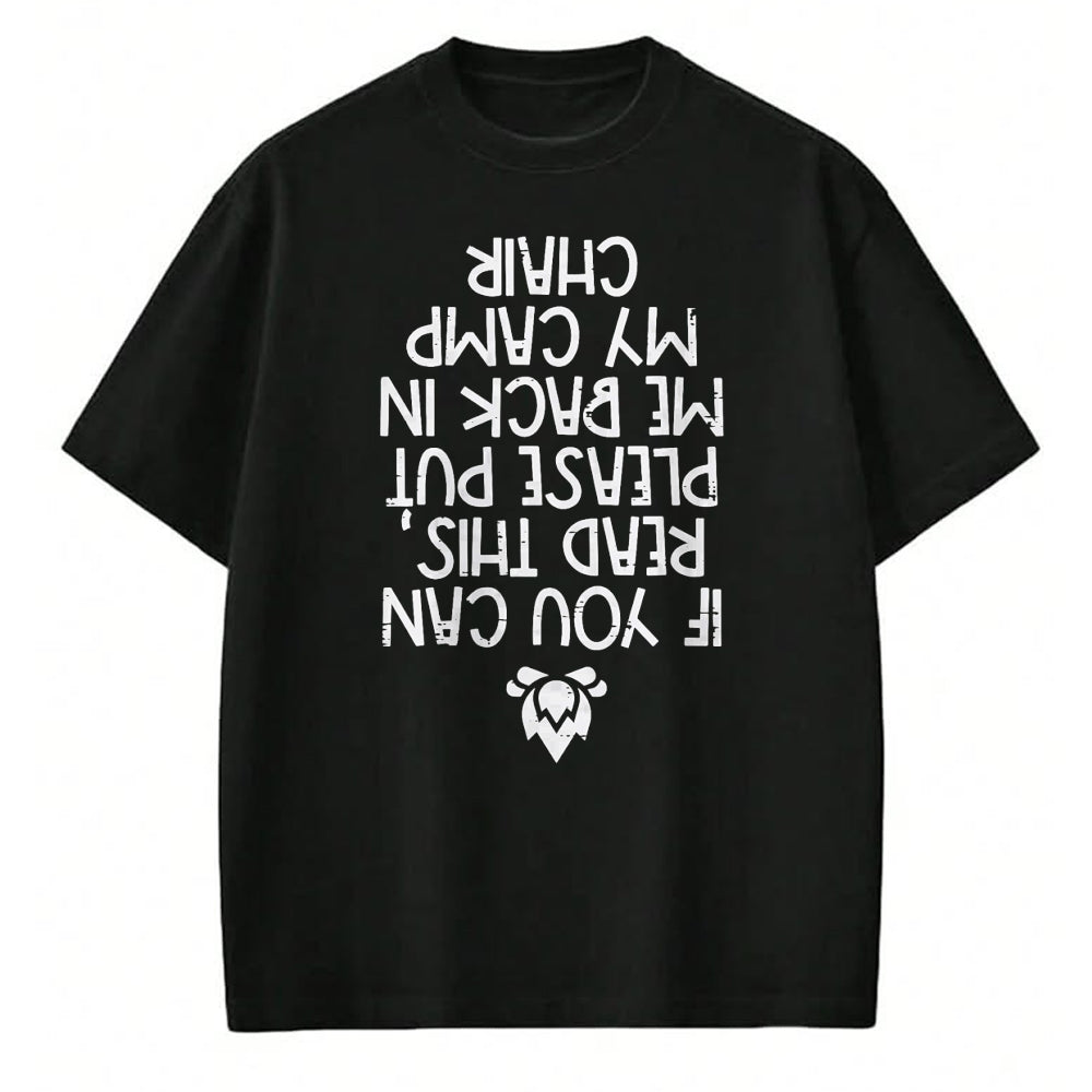 Funny Camping Shirt, Gift For Camping Lover Unisex T-Shirt/Hoodie/Sweatshirt HLT00 - Camping If You Can Read This Funny Camper Men Women Kids T-Shirt