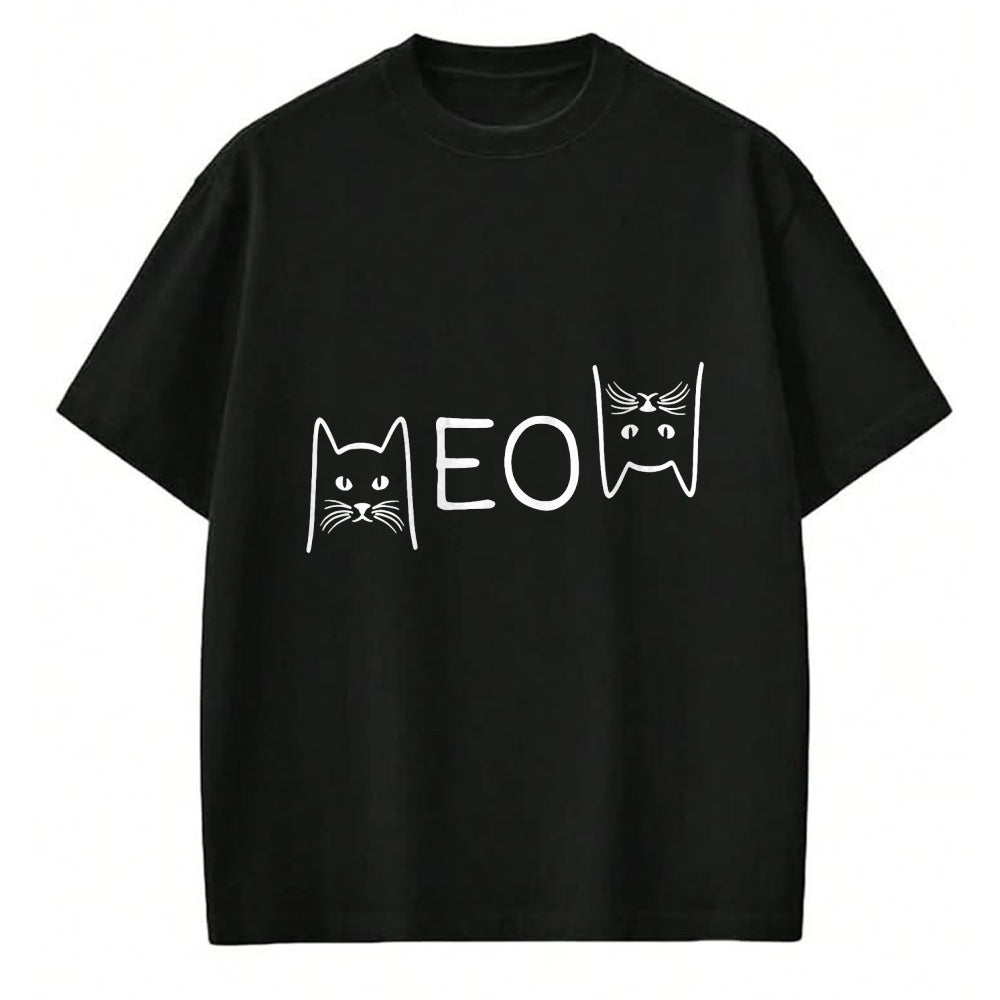 Cat Love Shirt, Funny Cat Lover Gift UnisexT-Shirt/Hoodie/Sweatshirt HLT00 - Meow Cat Shirt Meow Kitty Funny Cats Mom and Cat Dad T-Shirt