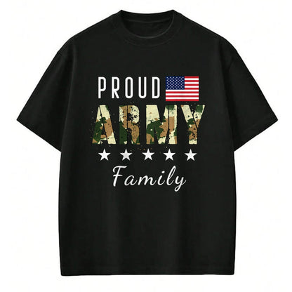 Gift for Dad Shirt, Funny Dad Unisex T-Shirt/Hoodie/Sweatshirt HLT00 – Army Graduation Proud Military Family Mom Dad Brother Sister T-Shirt
