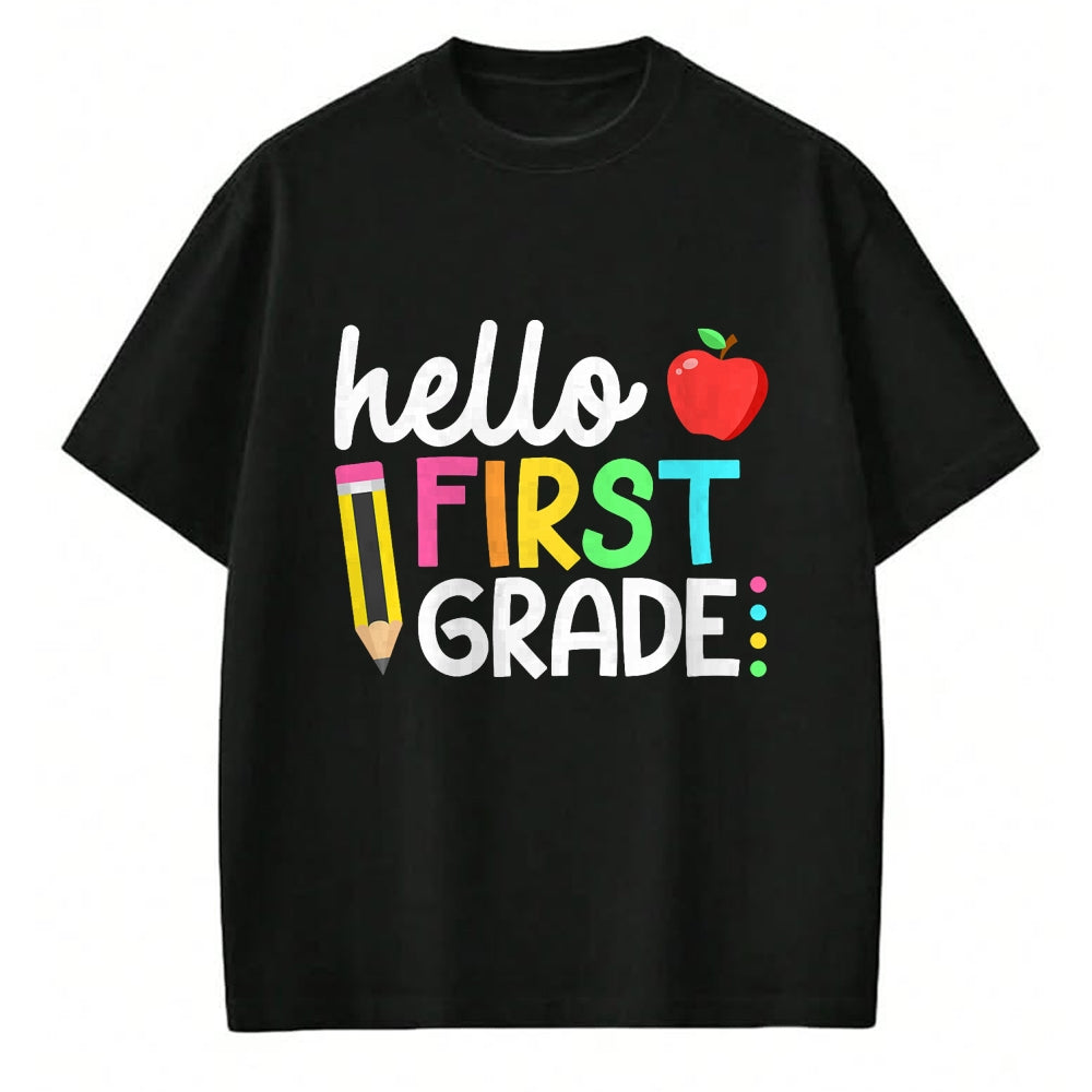 Best Student Shirt, Funny Back To School UnisexT-Shirt/Hoodie/Sweatshirt HLT00 - Hello First Grade Team 1st Grade Back to School Teacher Kids T-Shirt