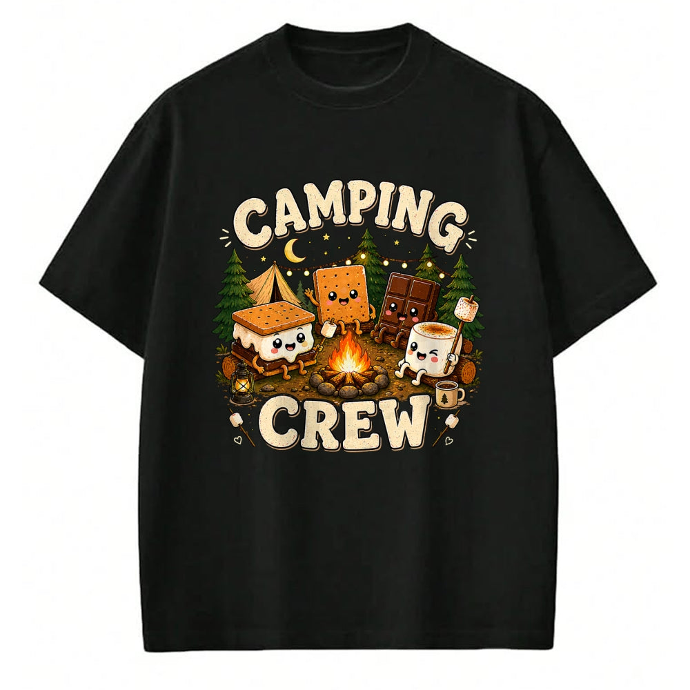 Funny Camping Shirt, Gift For Camping Lover Unisex T-Shirt/Hoodie/Sweatshirt HLT00 - Camping Crew Family Matching Camp Group Squad Team T-Shirt