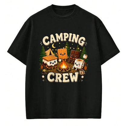 Funny Camping Shirt, Gift For Camping Lover Unisex T-Shirt/Hoodie/Sweatshirt HLT00 - Camping Crew Family Matching Camp Group Squad Team T-Shirt