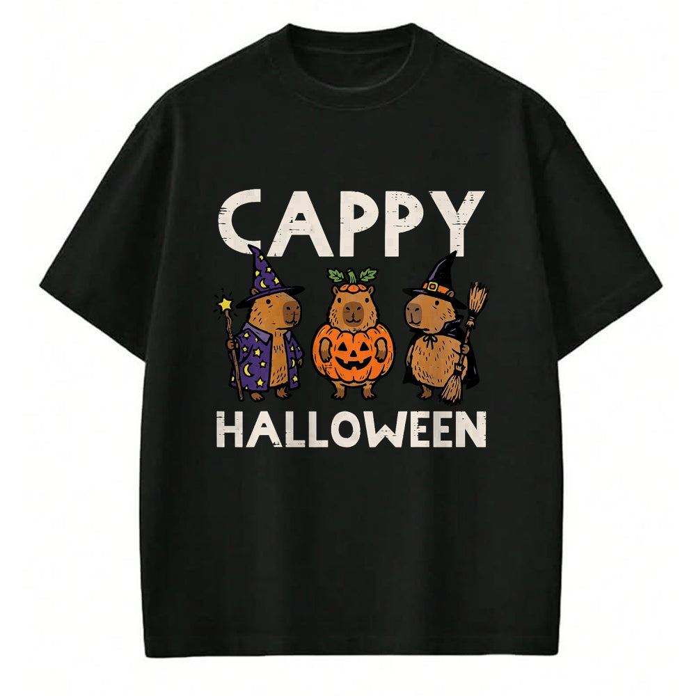 Cute Capybara Shirt, Funny Capybara Unisex T-Shirt/Hoodie/Sweatshirt HLT00 - Capybara Cappy Halloween Cute Capy Costume Men Women Kids T-Shirt