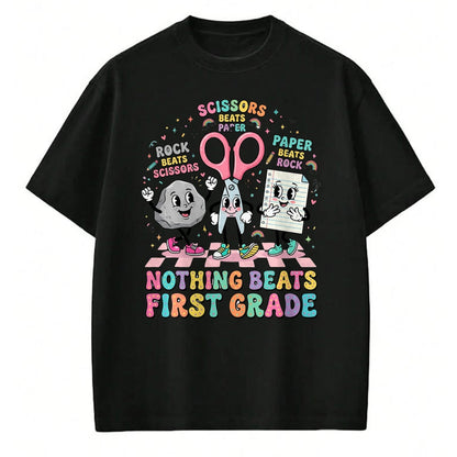 Best Student Shirt, Funny Back To School UnisexT-Shirt/Hoodie/Sweatshirt HLT00 - Nothing Beats 1st Grade Funny Back to School Teachers T-Shirt