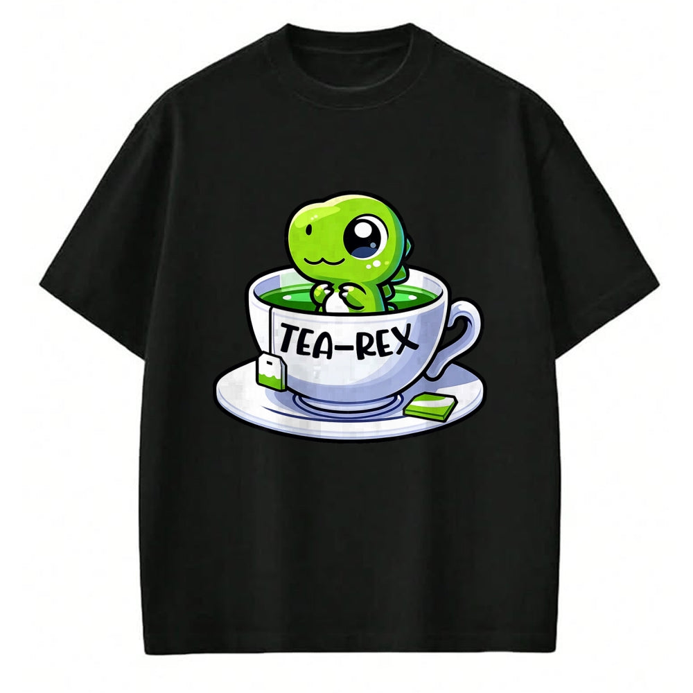 Best Dinosaur Lover Shirt, Funny Dinosaur UnisexT-Shirt/Hoodie/Sweatshirt HLT00 - Tea-Rex Cute T-Rex Dinosaur Lover Kawaii Funny Dino Pun T-Shirt