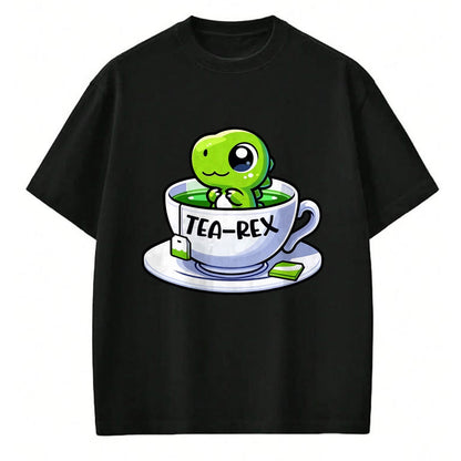 Best Dinosaur Lover Shirt, Funny Dinosaur UnisexT-Shirt/Hoodie/Sweatshirt HLT00 - Tea-Rex Cute T-Rex Dinosaur Lover Kawaii Funny Dino Pun T-Shirt