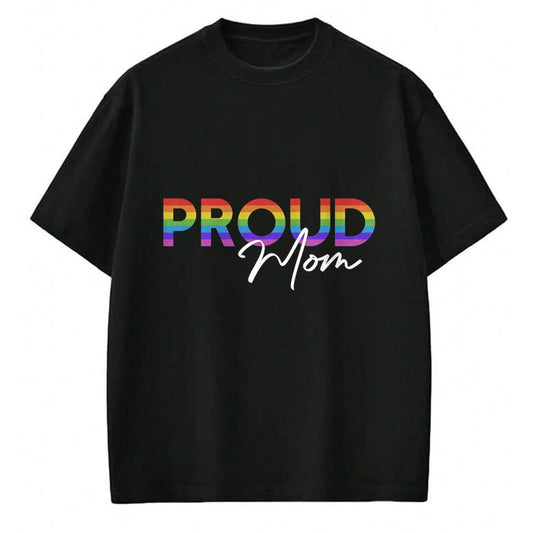 Gift for Mom Shirt, Funny Mom Unisex T-Shirt/Hoodie/Sweatshirt HLT00 - Queer Pride Proud Mom Rainbow Equality Pride Month LGBT T-Shirt