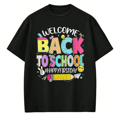 Best Student Shirt, Funny Back To School UnisexT-Shirt/Hoodie/Sweatshirt HLT00 - Welcome Back to School Happy First Day of School Teacher Kid T-Shirt, Men, Black, 3X-Large